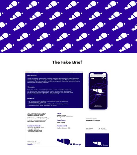 fake brief graphic design